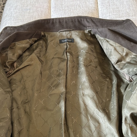 STRENESSE BY GABRIELE STREHLE BROWN WOOL & CASHMERE DRESSY JACKET SIZE 8 - Picture 11 of 16